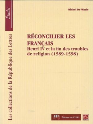 cover image of Réconcilier les français